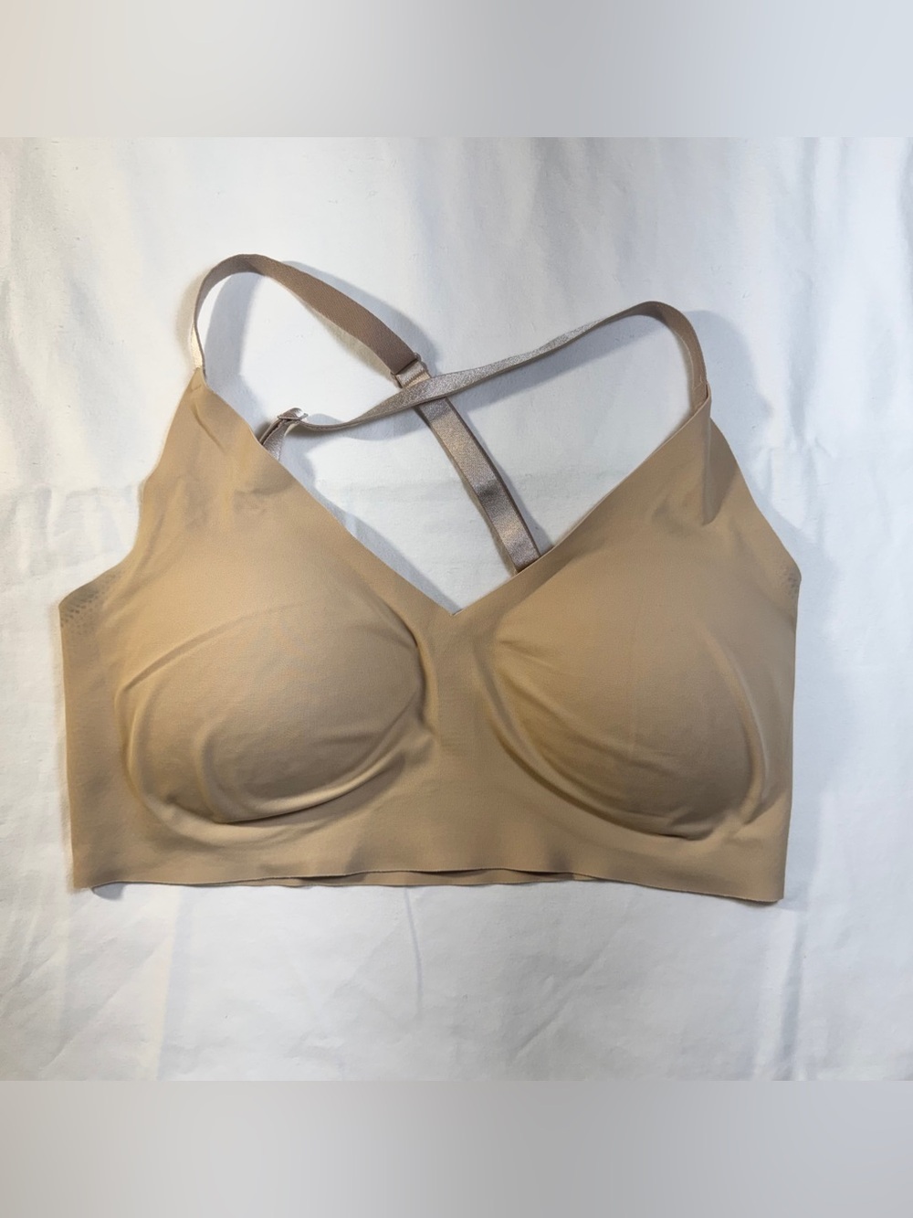 True & Co. Seamless Strapless‎ Bra in Beige